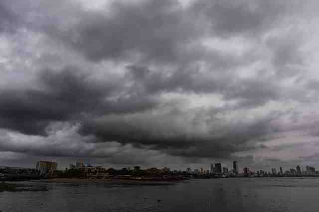 When the southwest monsoon made an appearance over Mumbai (Pratik Chorge/Hindustan Times via GettyImages)